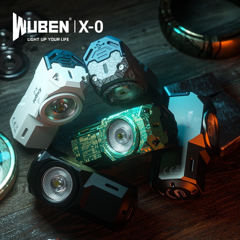 WUBENบูเบนX-0อเนกประสงค์EDCไฟฉายแบบพกพาขนาดเล็ก1100Lumen แสงที่แข็งแกร่งแสงดูดแม่เหล็กกันน้ำ