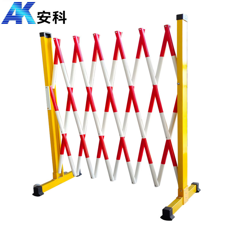 โดย ANKOAK-JYWLท่อหุ้มฉนวน FRP Telescopic รั้วแยก รั้วป้องกันฉนวนมือถือ1.2*2m